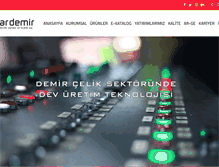 Tablet Screenshot of kar-demir.com.tr